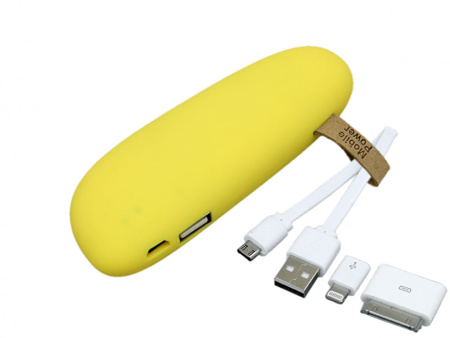 Внешний аккумулятор в форме камня Stone, 2600 mAh