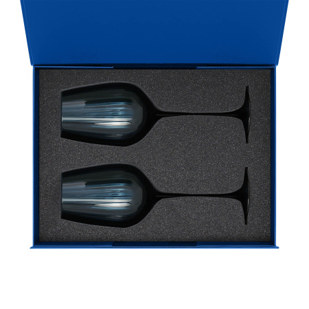 Ложемент под 2 бокала для вина (рифленое стекло) в среднюю коробку-трансформер (арт. 695721)