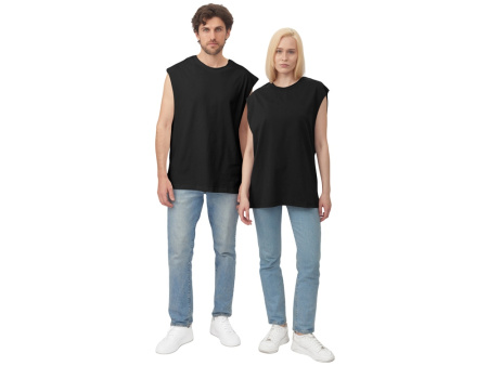 Майка оверсайз Berlin, унисекс, черный