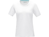 Женская футболка Azurite с коротким рукавом, изготовленная из натуральных материалов, белый