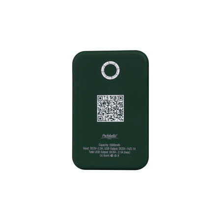 Внешний аккумулятор с подсветкой Старлайт PB (Starlight PB) 5000 mAh, зеленый