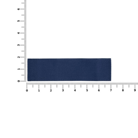 Лейбл тканевый Epsilon, XS, темно-синий