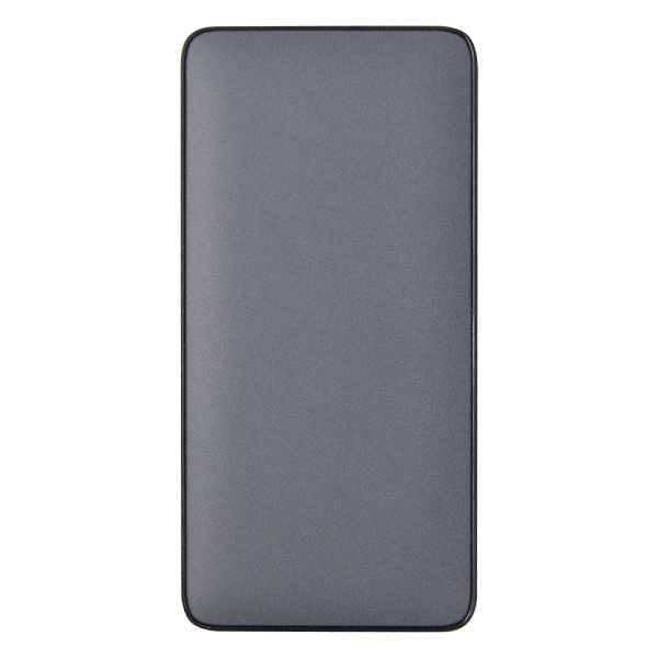 Внешний аккумулятор (powerbank) «WeCharge Velvet», 10 000 mAH, 5V -2A , c цифровым дисплеем для контроля заряда, серый