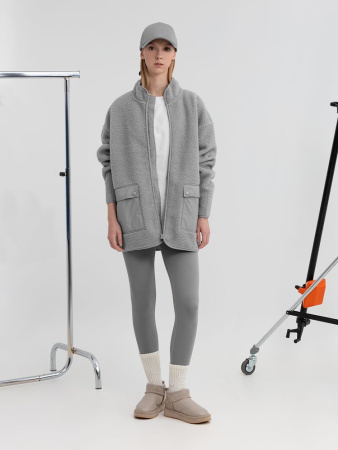 Куртка унисекс Oblako, светло-серая, размер ХL/ХХL