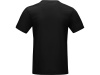 Мужская футболка Azurite с коротким рукавом, изготовленная из натуральных материалов, черный