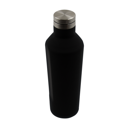 Термобутылка E-shape софт-тач (черный)