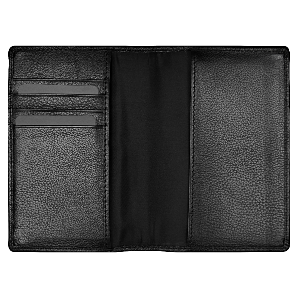 Обложка для автодокументов Leather Sun из нат. кожи, черный