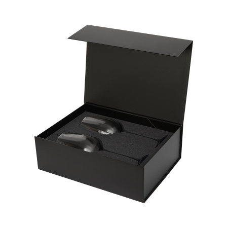 Подарочный набор 2 бокала для вина Blanche в черной коробке