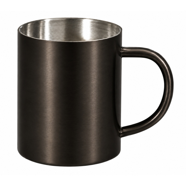 Стальная кружка с двойными стенками Altai, gun metal