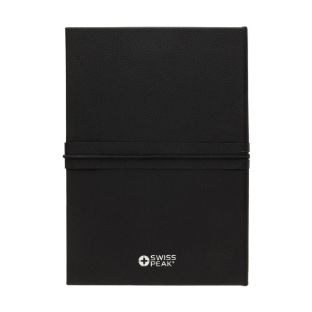 Термобутылка Swiss Peak в комплекте с блокнотом, ручкой и брелком