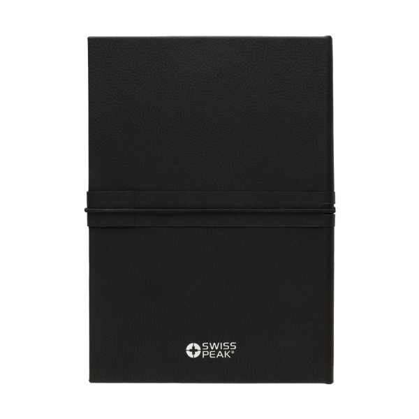 Термобутылка Swiss Peak в комплекте с блокнотом, ручкой и брелком