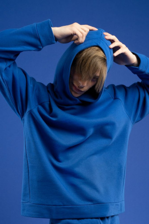 Худи унисекс H1, синее, размер XL/XXL Худи унисекс H1, синее, размер XL/XXL