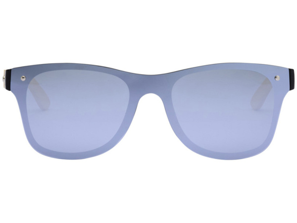 Солнцезащитные очки Tan с бамбуковыми дужками - Серебристый