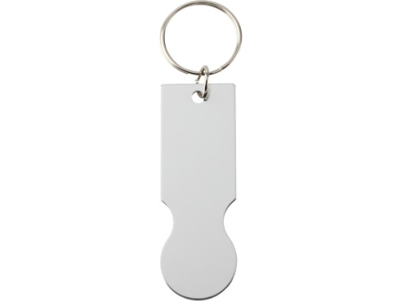 Rhea брелок в виде корзины для покупок, серебряный