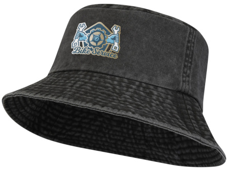 Панама Mitica стираная - Сплошной черный