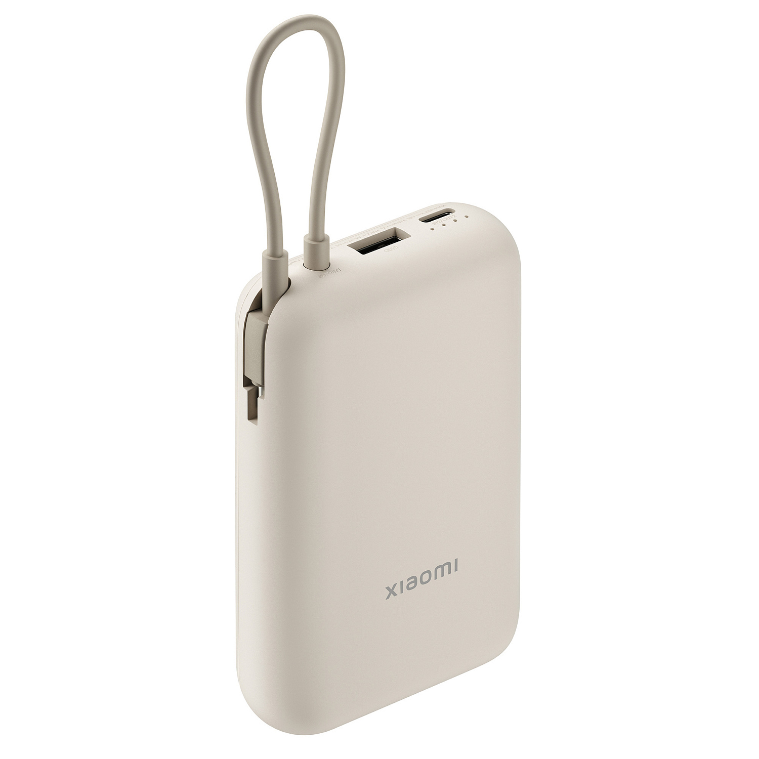 Внешний аккумулятор со встроенным кабелем Xiaomi Power Bank (Integrated Cable), 10000 мАч