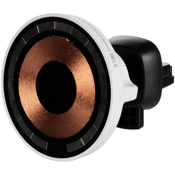 Держатель для смартфона Cooper Auto Wireless с беспроводной зарядкой, белый Держатель для смартфона Cooper Auto Wireless с беспроводной зарядкой, белый