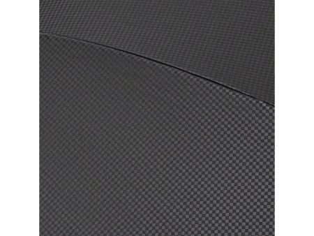 Зонт-трость 7915 Carbon с куполом из переработанного пластика, полуавтомат, черный