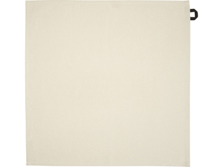 Alora кухонное полотенце из переработанного хлопка плотностью 200 г/м² - сплошной черный