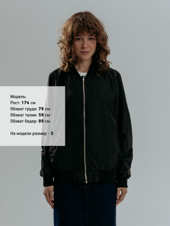 Бомбер Wigton, черный, размер 3XL