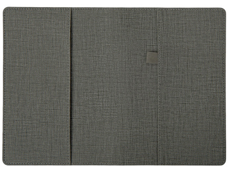 Двустороннее портфолио из рпет-фетра и искусственной кожи Felt, серый