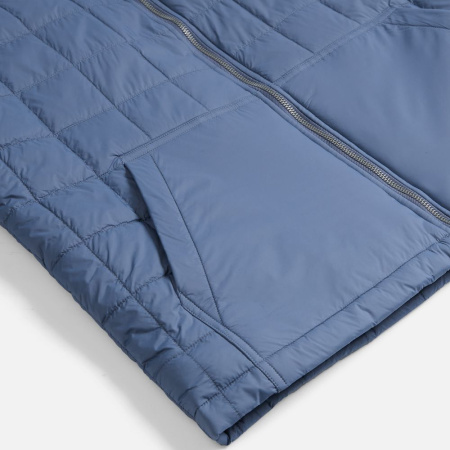 Жилет унисекс Warmbridge, синий (джинс), размер S