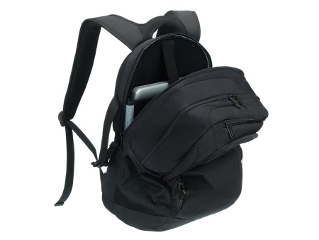 Рюкзак TORBER МЕГАПОЛИС с отделением для ноутбука 16, чёрный, полиэстер, 47 х 34 x 28 см