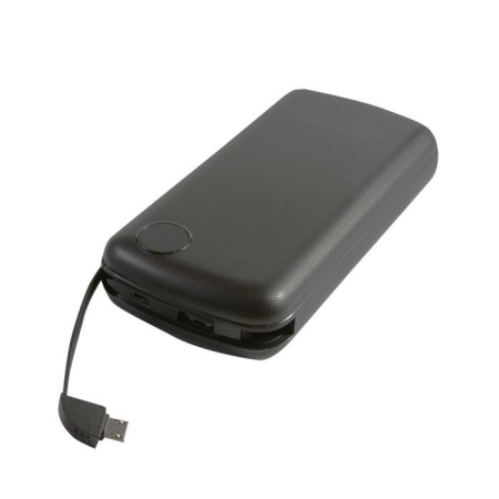 Аккумулятор "Blake" с функцией сверхбыстрой зарядки, 20 000 mAh (черный)