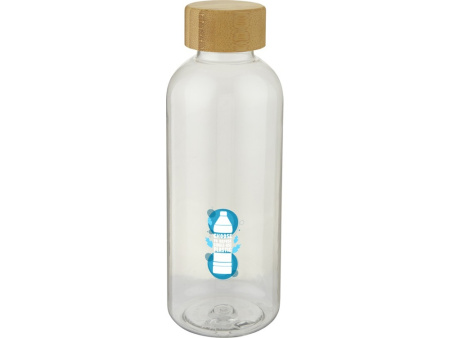 Ziggs спортивная бутылка из переработанного пластика объемом 650 мл, прозрачный