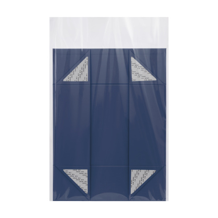 Подарочная коробка-трансформер средняя, синяя