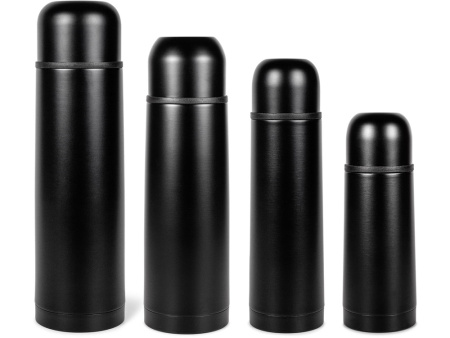 Термос Relaxika 101 (0,75 литра), черный (без лого)