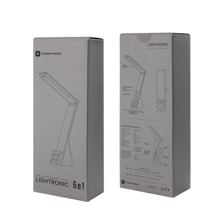 Многофункциональная лампа 6 в 1,  Lightronic (Черный)