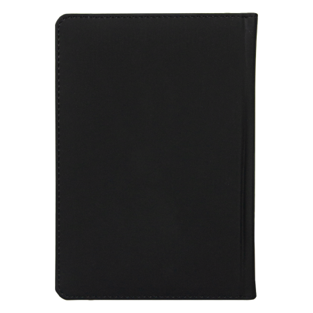 Ежедневник полудатированный Classic Soft А5, черный, в твердой обложке с поролоном