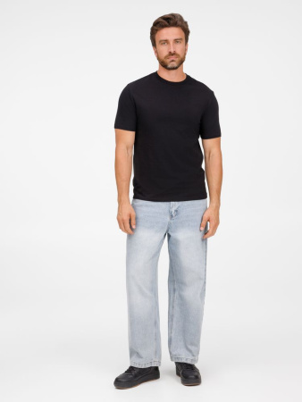 Футболка унисекс T-Bolka 180, черная, размер 5XL