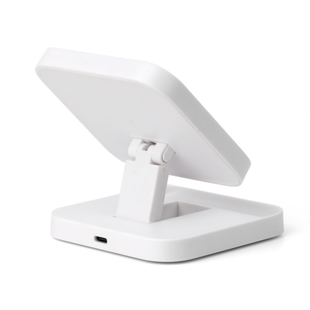 Складная настольная подставка "Flex" с беспроводным (15W) зарядным устройством Складная настольная подставка "Flex" с беспроводным (15W) зарядным устройством