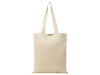Сумка Clip из хлопка 340 г/м2 с застежкой из экокожи, натуральный