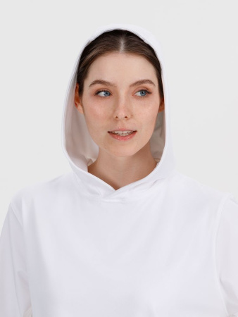 Худи унисекс Morfiss, белое, размер XS/S