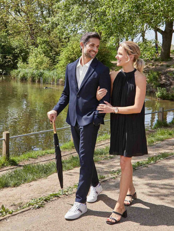 Зонт-трость Commissioner, черный