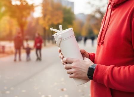 Термокружка "Pinta" 600 мл, покрытие пудра