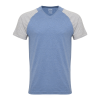 Футболка МУЖ меланж/голубой 10101