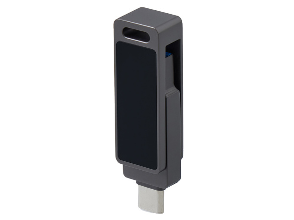 USB3.0/ Type-C флешка 2в1 на 64 ГБ Спинлайт с подсветкой