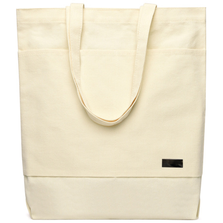 Сумка для покупок JETTA 325 г/м² с шильдом, натуральный