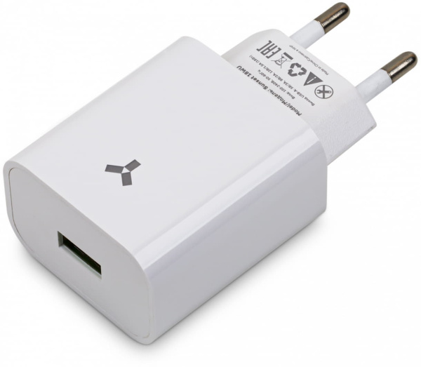 Адаптер сетевой ACCESSTYLE SUNSET 18WU, белый Адаптер сетевой ACCESSTYLE SUNSET 18WU, белый
