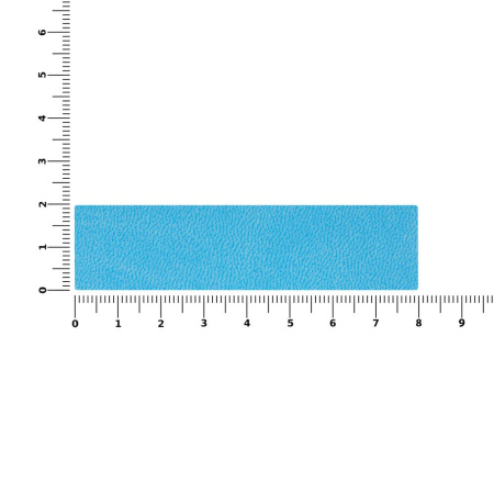 Лейбл Listra Latte, голубой