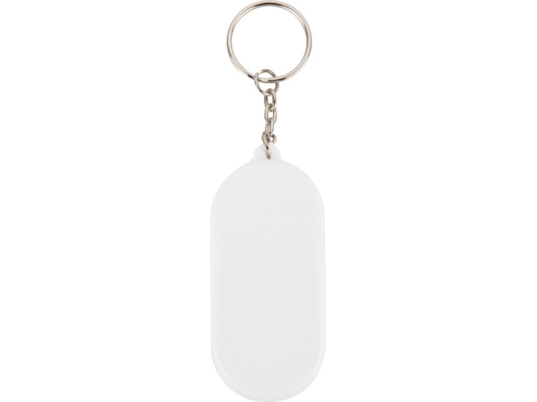 Брелок-футляр для  таблеток Pill, белый/синий