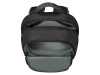 Рюкзак WENGER Trayl 15.6, чёрный, переработанный ПЭТ, 34 x 20 x 45 см, 22 л.
