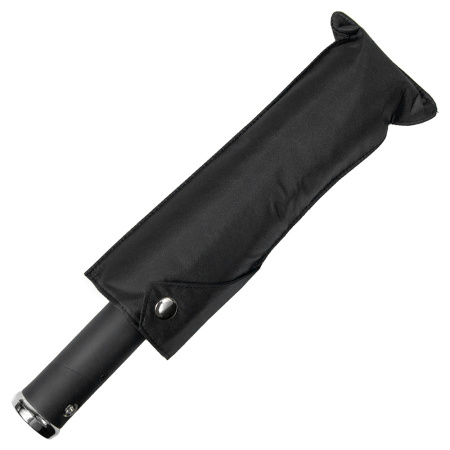 Зонт складной автоматический, Forest Lotus Flashlight, диаметр 100 см, радиус 23 дюйма, 9 панелей, в подарочной коробке,  черный
