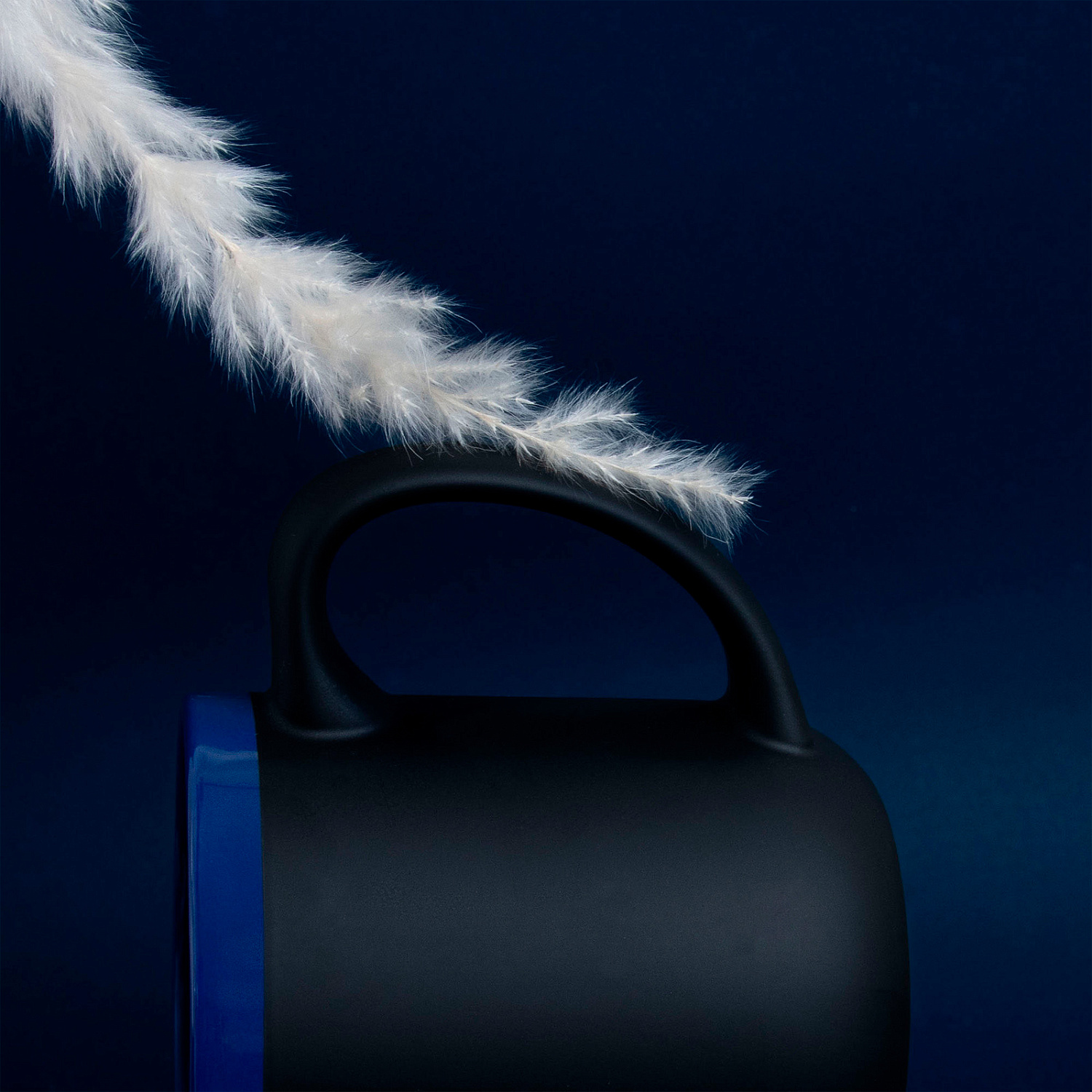 Кружка Barrel, софт-тач, чёрно-серая