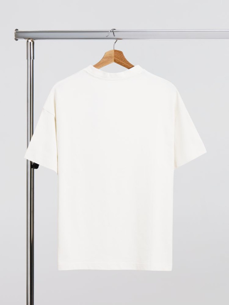 Футболка оверсайз унисекс Sinkopa, молочно-белая, размер XS/S