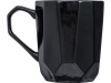 Кружка с гранями Amery, 310мл, черный глянцевый